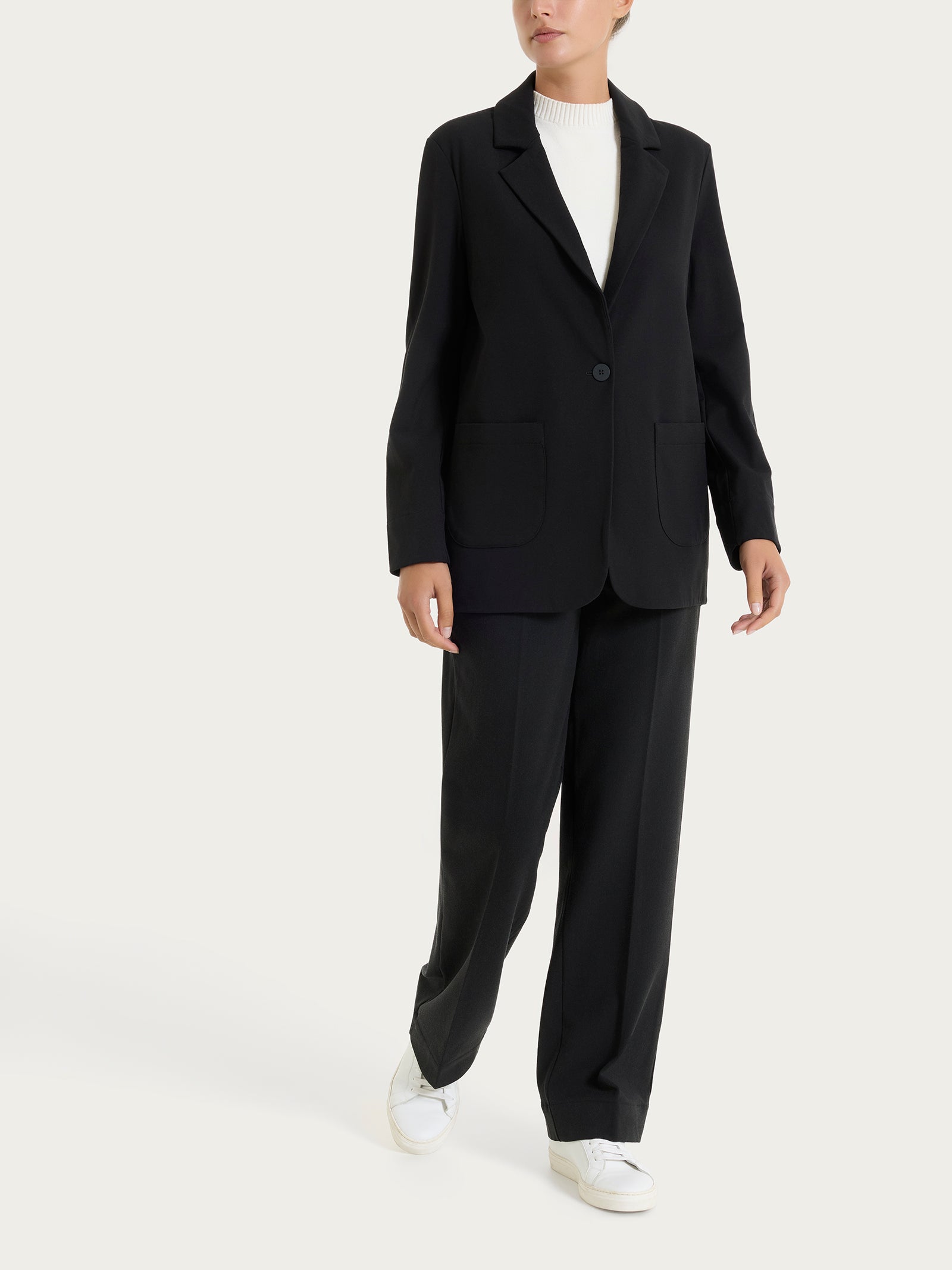 Blazer over in Flannel Twill Neri Donna - Ragno