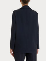 Blazer over in Flannel Twill Blu Donna - Ragno