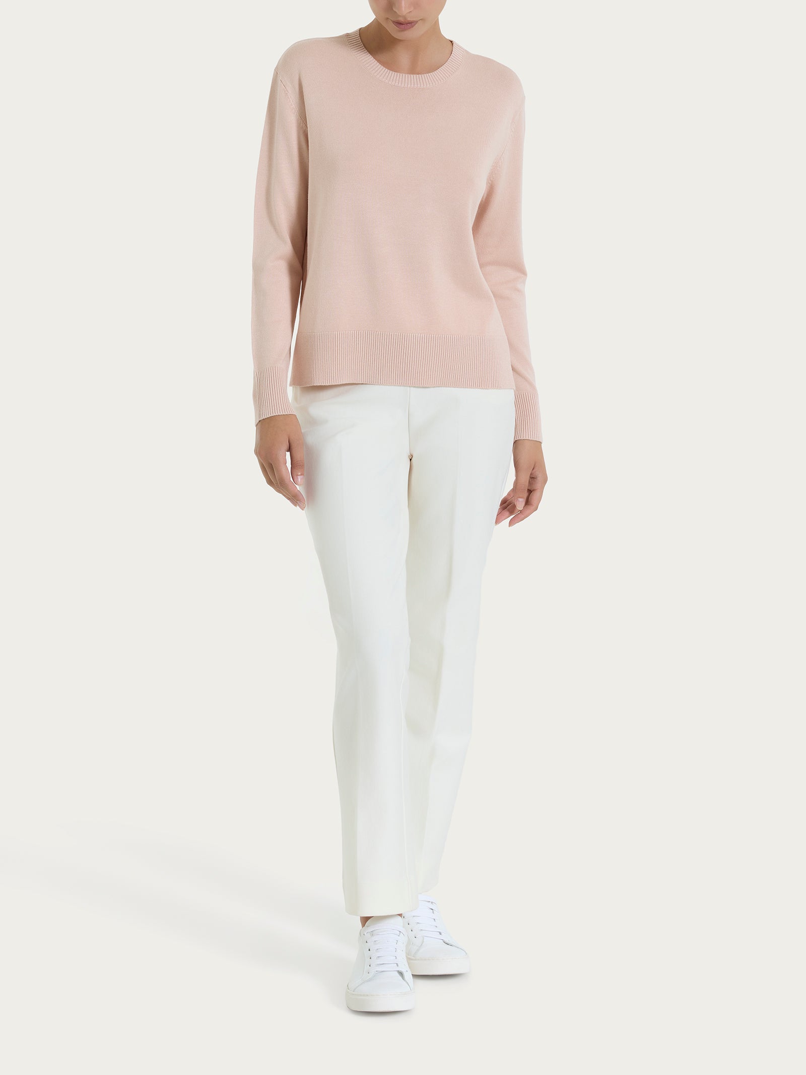 Maglia con girocollo Four Seasons Rosa Donna - Ragno