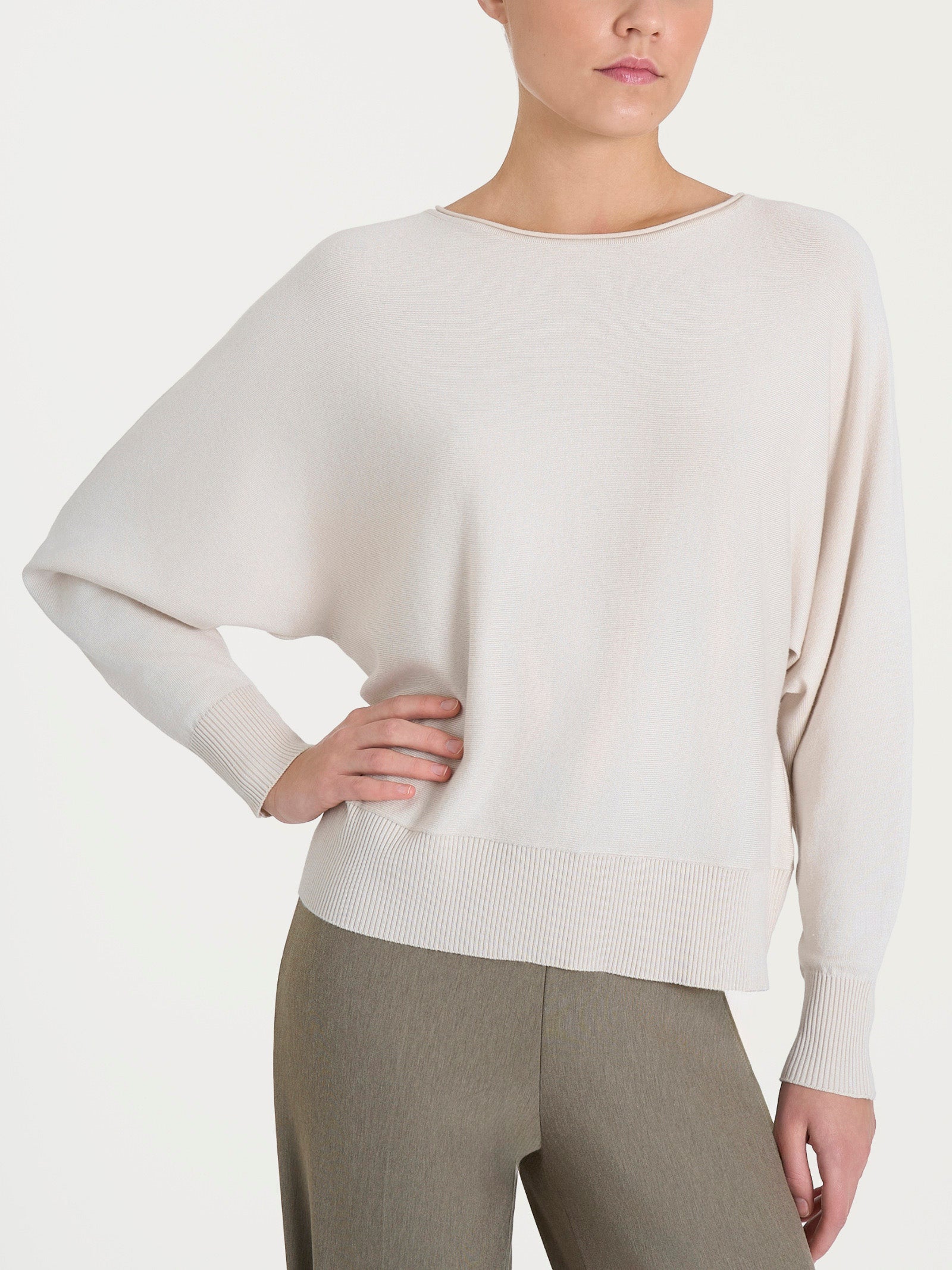 Maglia con manica pipistrello Four Seasons Bianchi Donna - Ragno