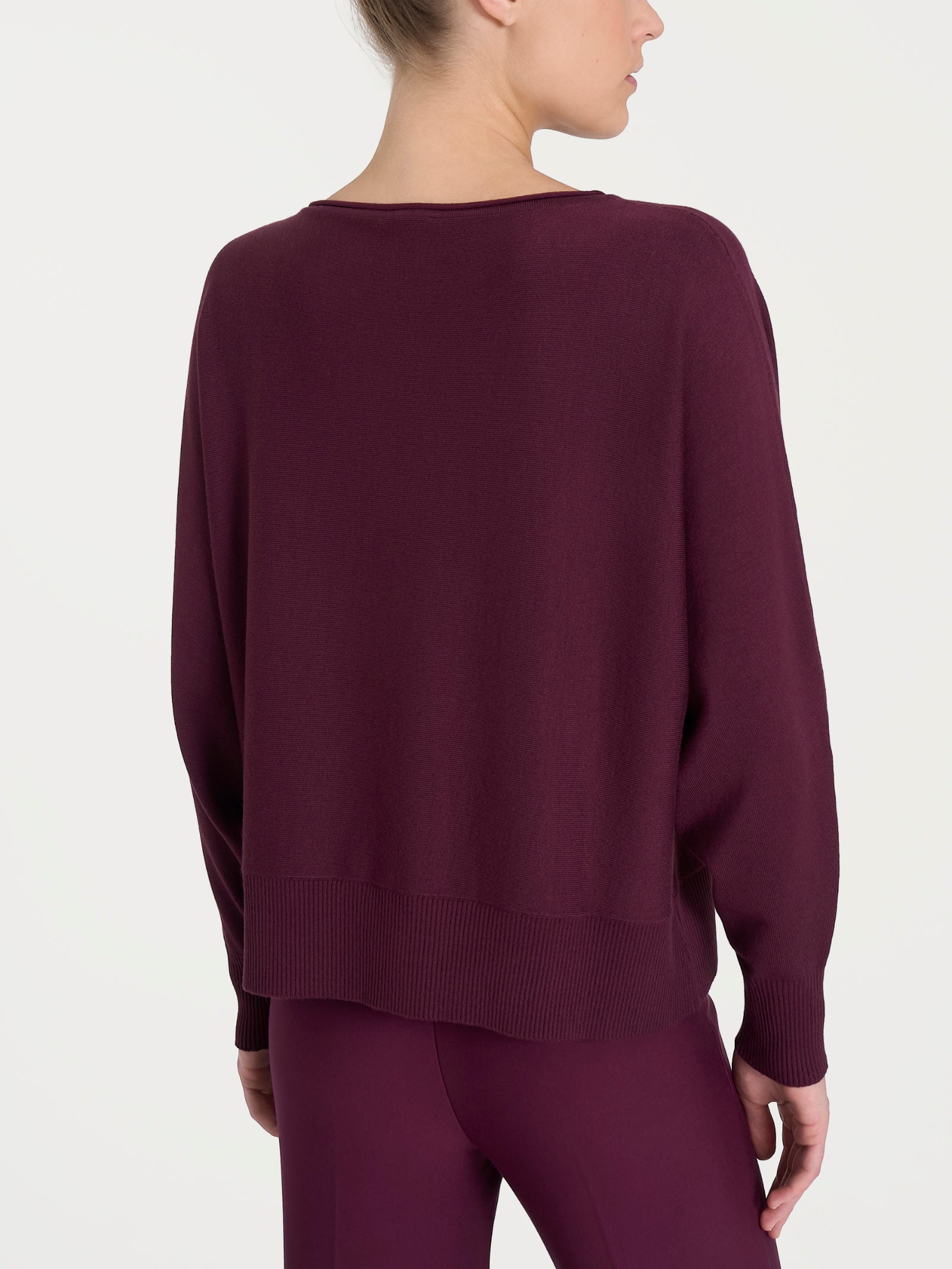 Maglia con manica pipistrello Four Seasons Viola Donna - Ragno