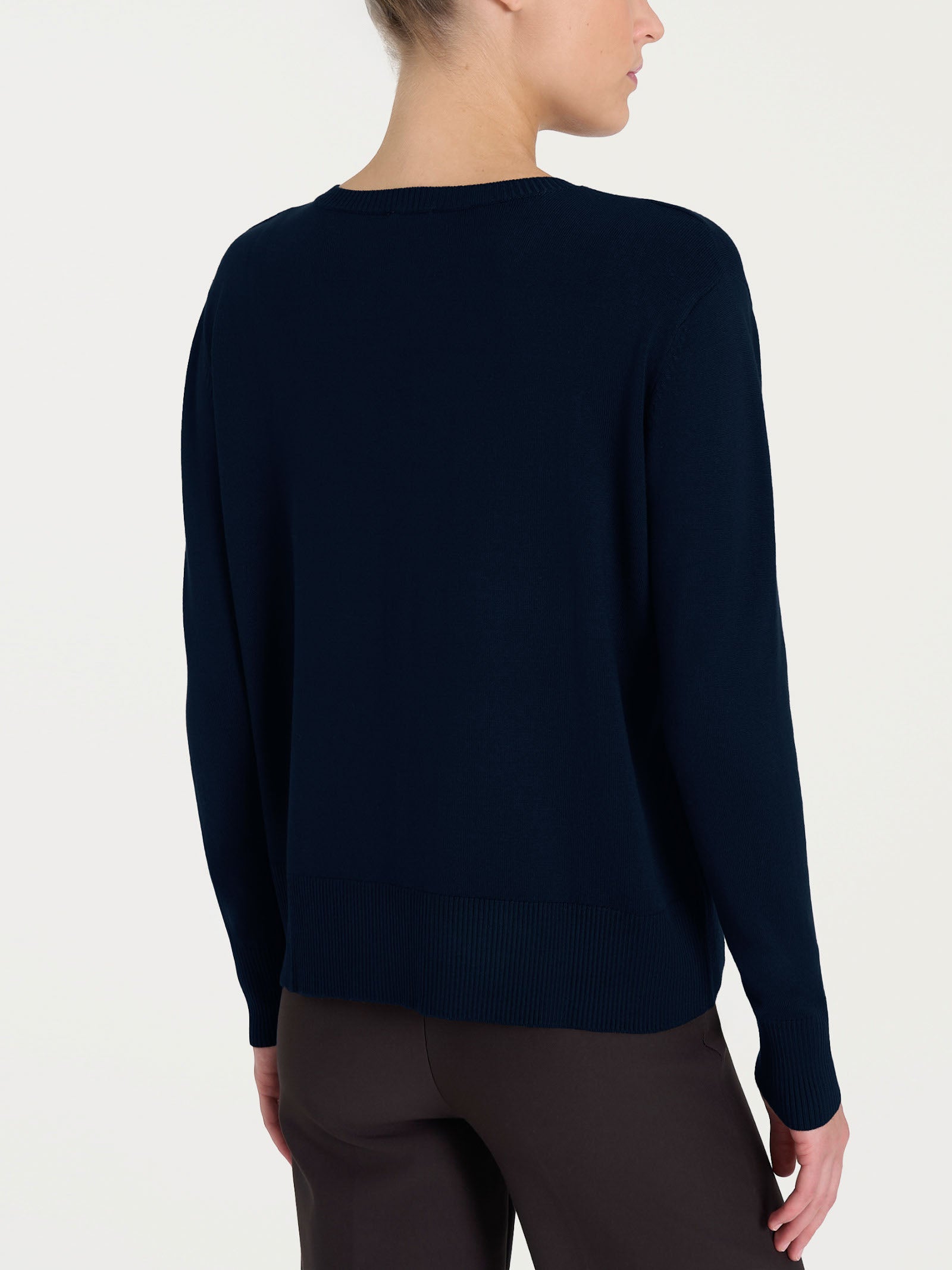 Shop4ever Maglietta Donna Cancro Al Seno Scollo A V - Rosa/Blu Savoia Melange, XX-Large