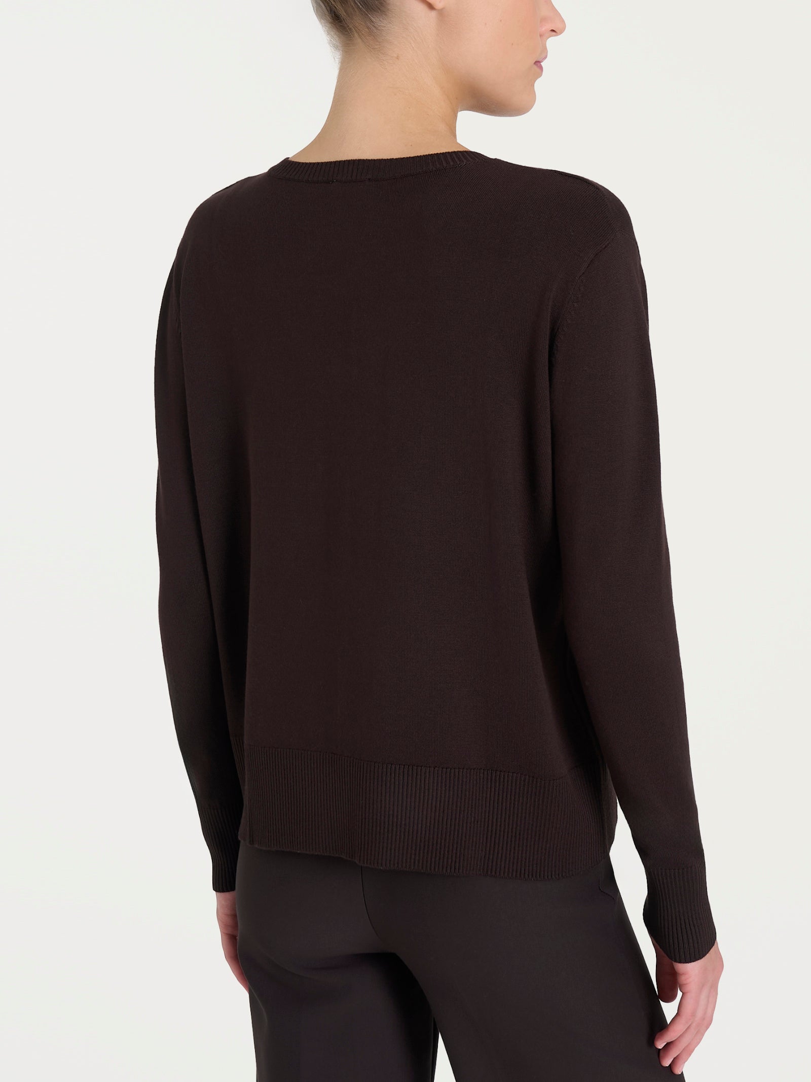 Maglia con scollo a V Four Seasons Marroni Donna - Ragno