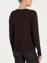 Maglia con scollo a V Four Seasons Marroni Donna - Ragno