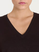 Maglia con scollo a V Four Seasons Marroni Donna - Ragno