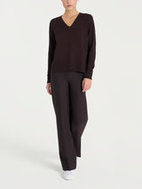 Maglia con scollo a V Four Seasons Marroni Donna - Ragno