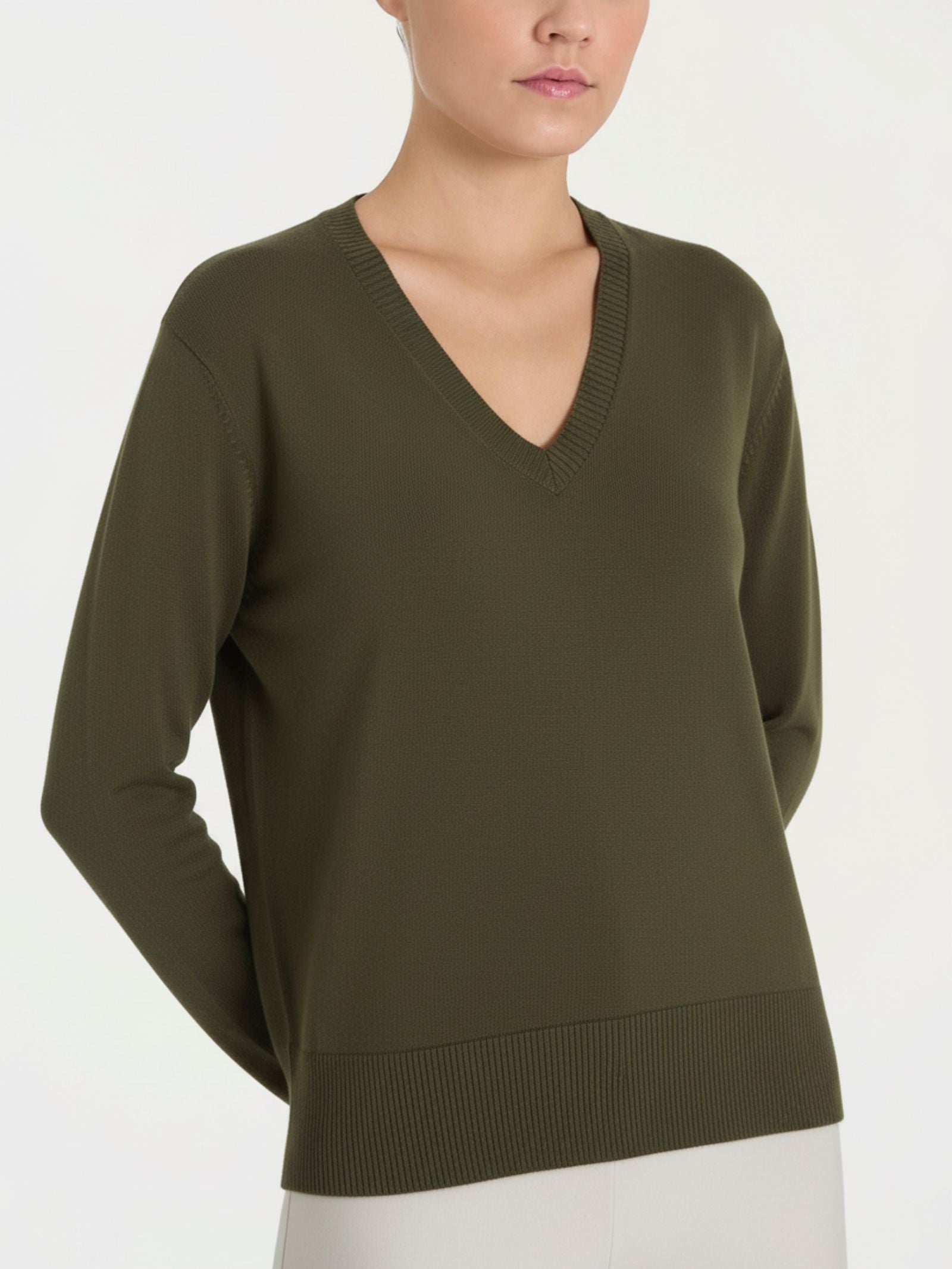 Maglia con scollo a V Four Seasons Verdi Donna - Ragno
