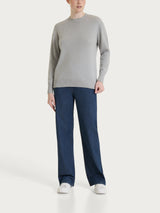 Maglia girocollo leggera in Merino Soft Neri Donna - Ragno