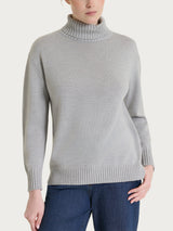 Dolcevita leggero in Merino Soft Neri Donna - Ragno