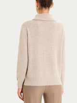 Maglia con collo a ciambella in Natural Soft Grigi Donna - Ragno