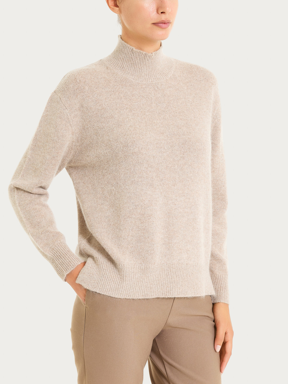 Lupetto in misto Lana e Angora Grigi Donna - Ragno