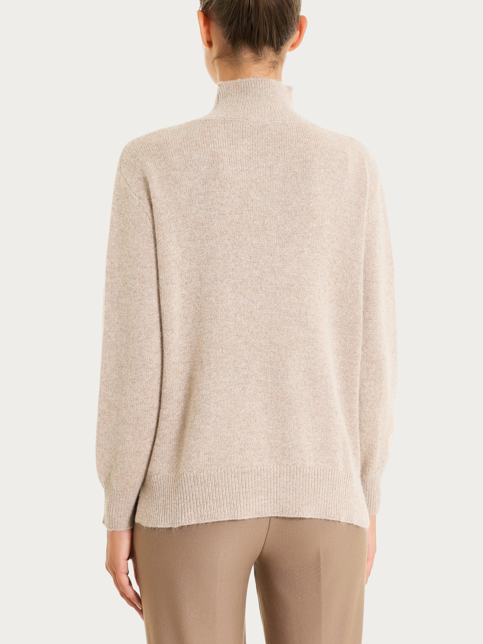 Lupetto in Natural Soft Grigi Donna - Ragno