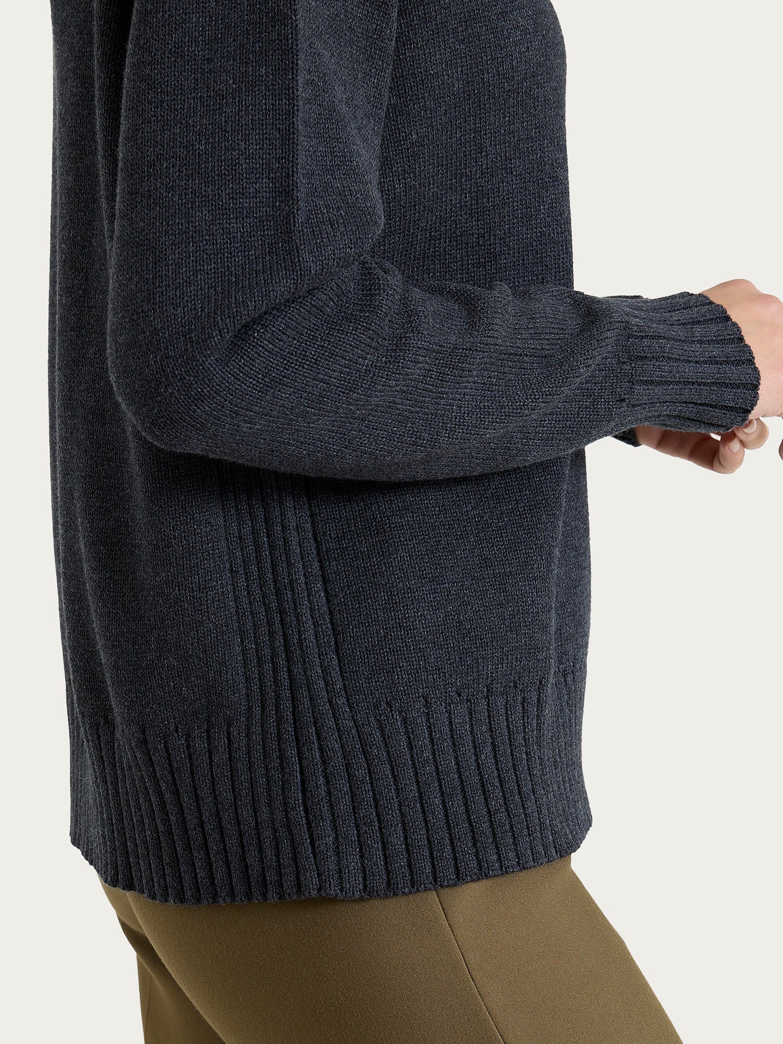 Dolcevita in filato Winter Cotton Neri Donna - Ragno