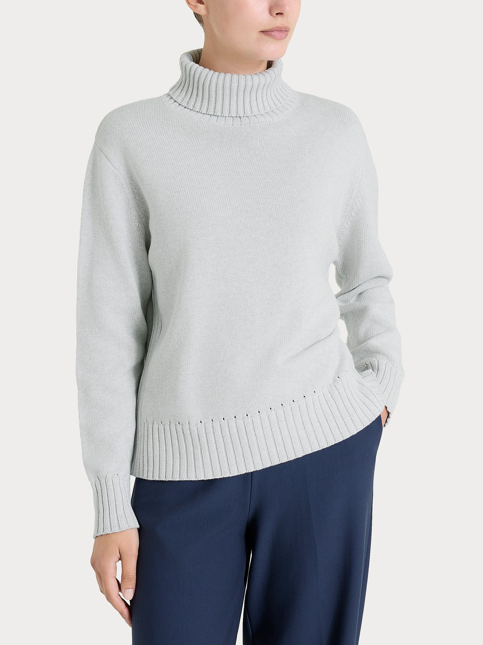 Dolcevita in filato Winter Cotton Grigi Donna - Ragno