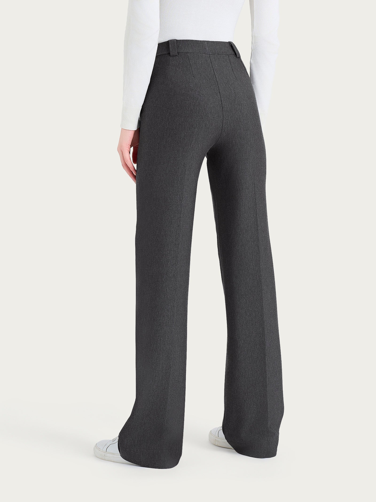 Pantalone ampio con taschino in Compact Neri Donna - Ragno
