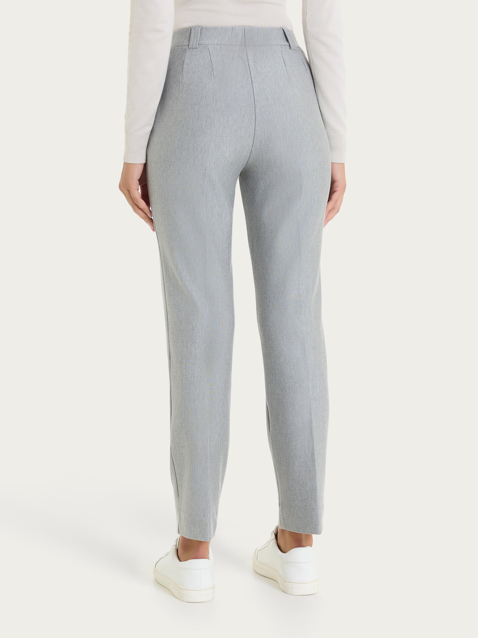 Pantalone dritto con taschino in Compact Neri Donna - Ragno