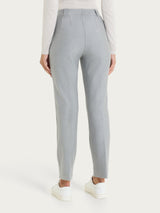 Pantalone dritto con taschino in Compact Neri Donna - Ragno