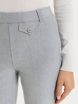 Pantalone dritto con taschino in Compact Neri Donna - Ragno