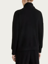 Giubbino con zip in Velvet Neri Donna - Ragno