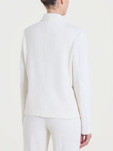 Blazer corto in Velvet Bianchi Donna - Ragno