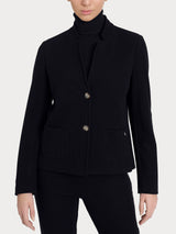 Blazer corto in Velvet Neri Donna - Ragno
