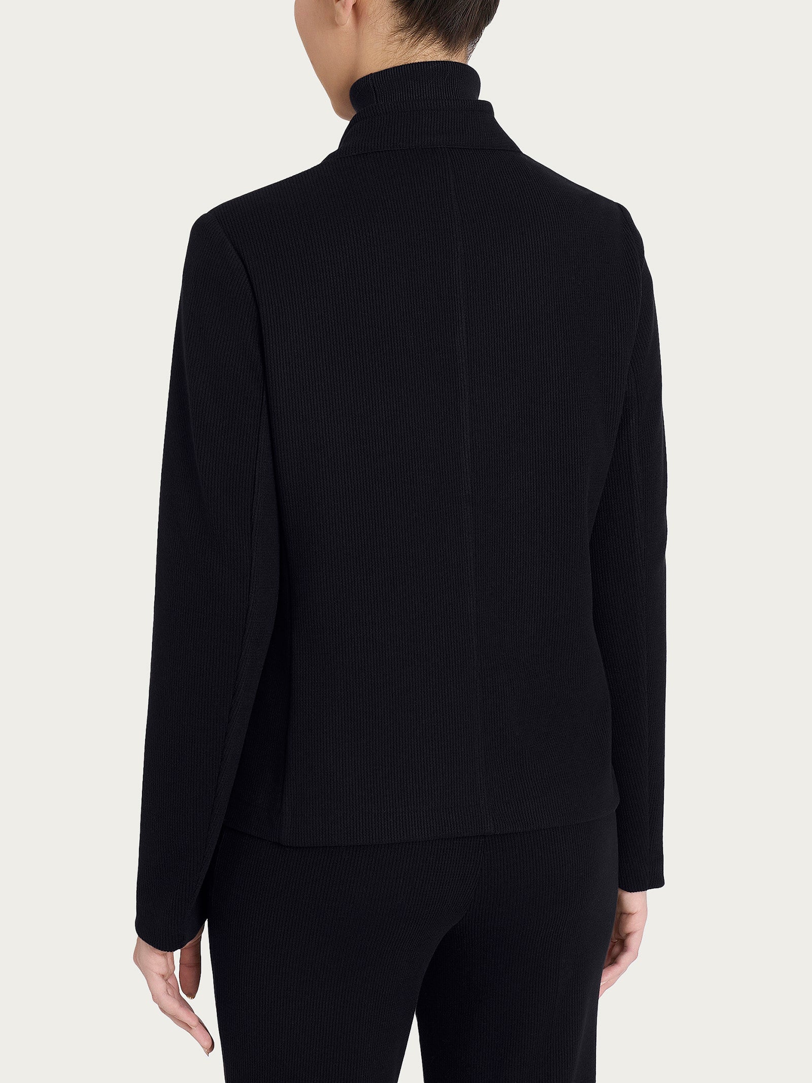 Blazer corto in Velvet Neri Donna - Ragno