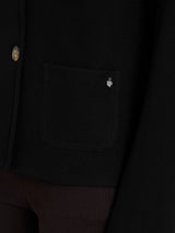 Blazer corto in Velvet Neri Donna - Ragno