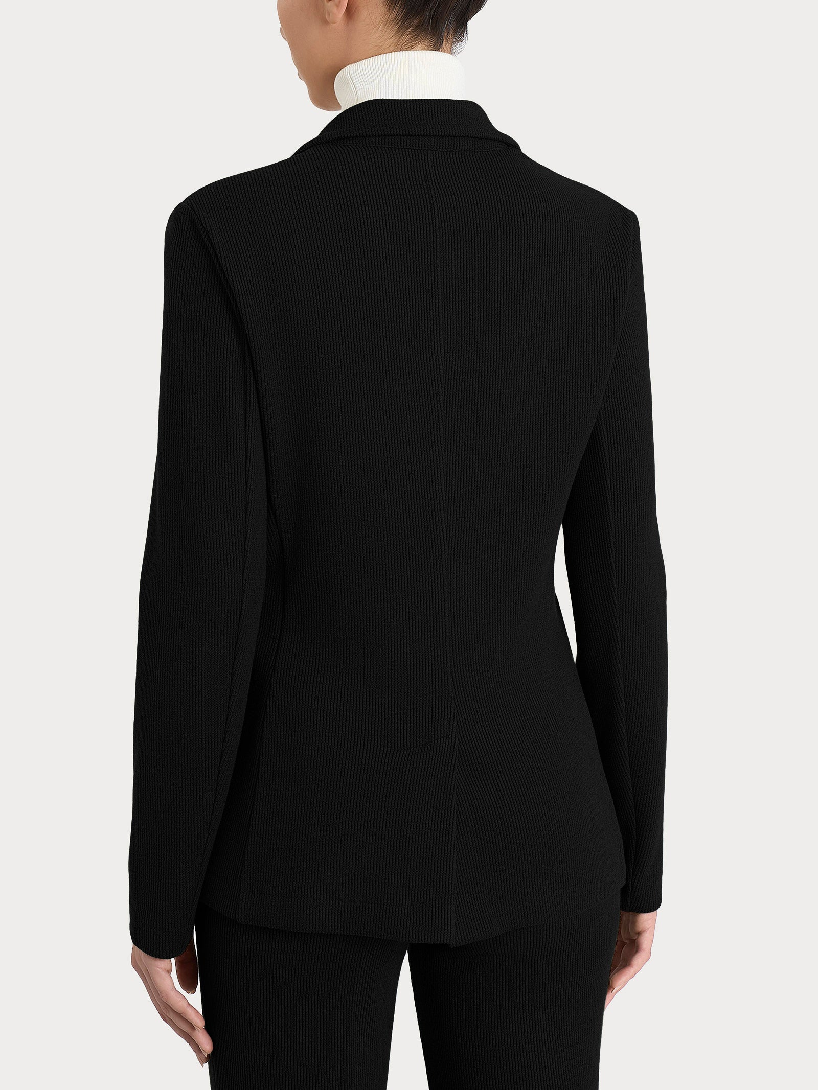 Blazer con due bottoni in Velvet Neri Donna - Ragno