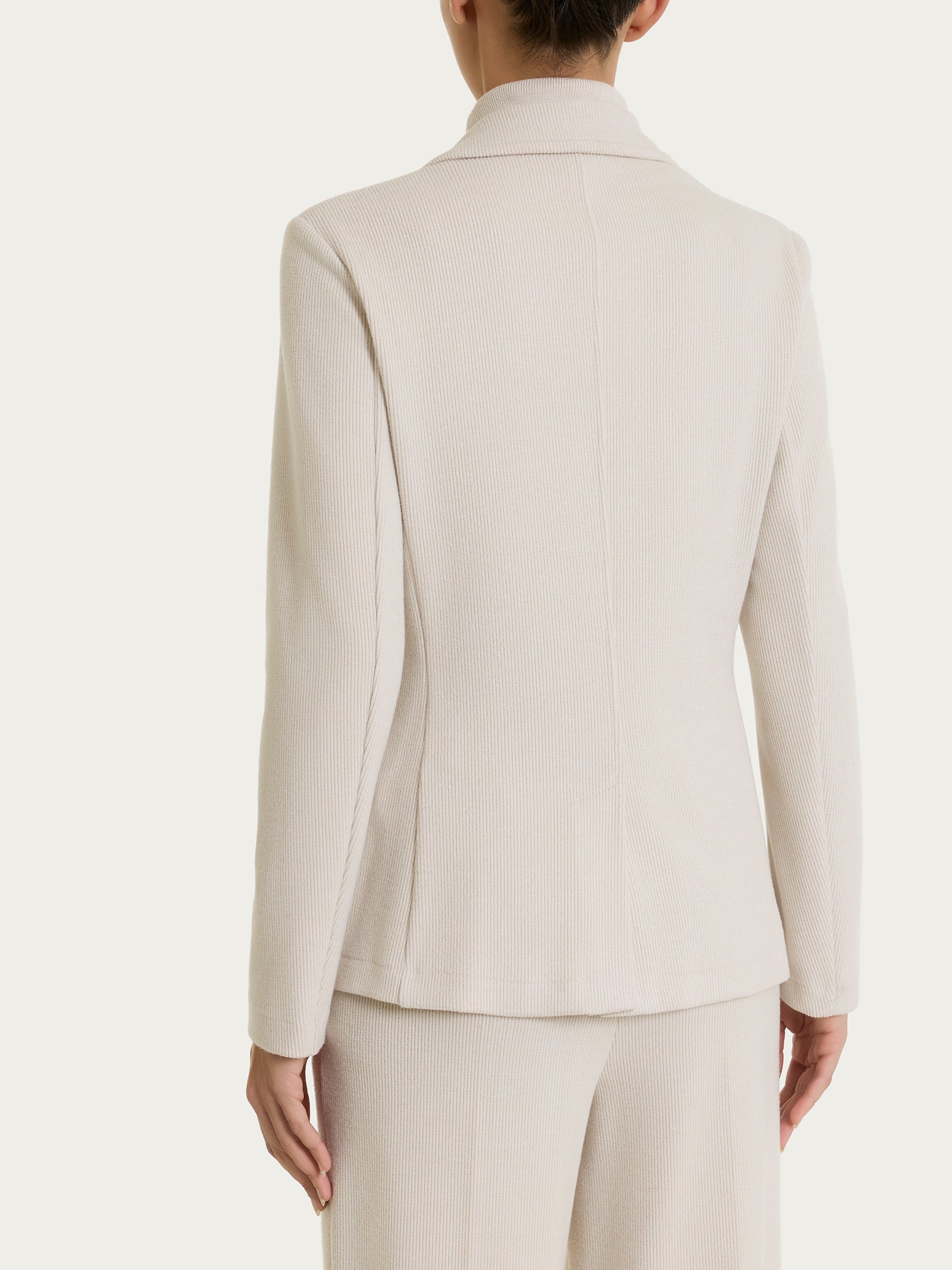 Blazer con due bottoni in Velvet Bianchi Donna - Ragno