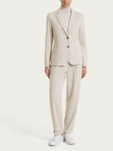 Blazer con due bottoni in Velvet Bianchi Donna - Ragno