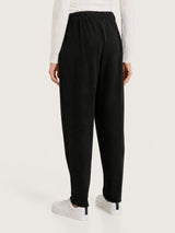 Pantalone jogger con tasche in Velvet Neri Donna - Ragno