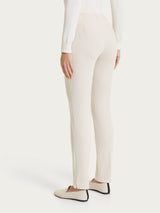 Pantalone a sigaretta con spacchetti in Velvet Bianchi Donna - Ragno