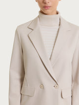 Blazer doppio petto in Cashmere Compact Bianchi Donna - Ragno