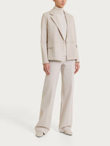 Blazer doppio petto in Cashmere Compact Bianchi Donna - Ragno