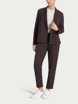 Blazer doppio petto in Compact con Cashmere Marroni Donna - Ragno
