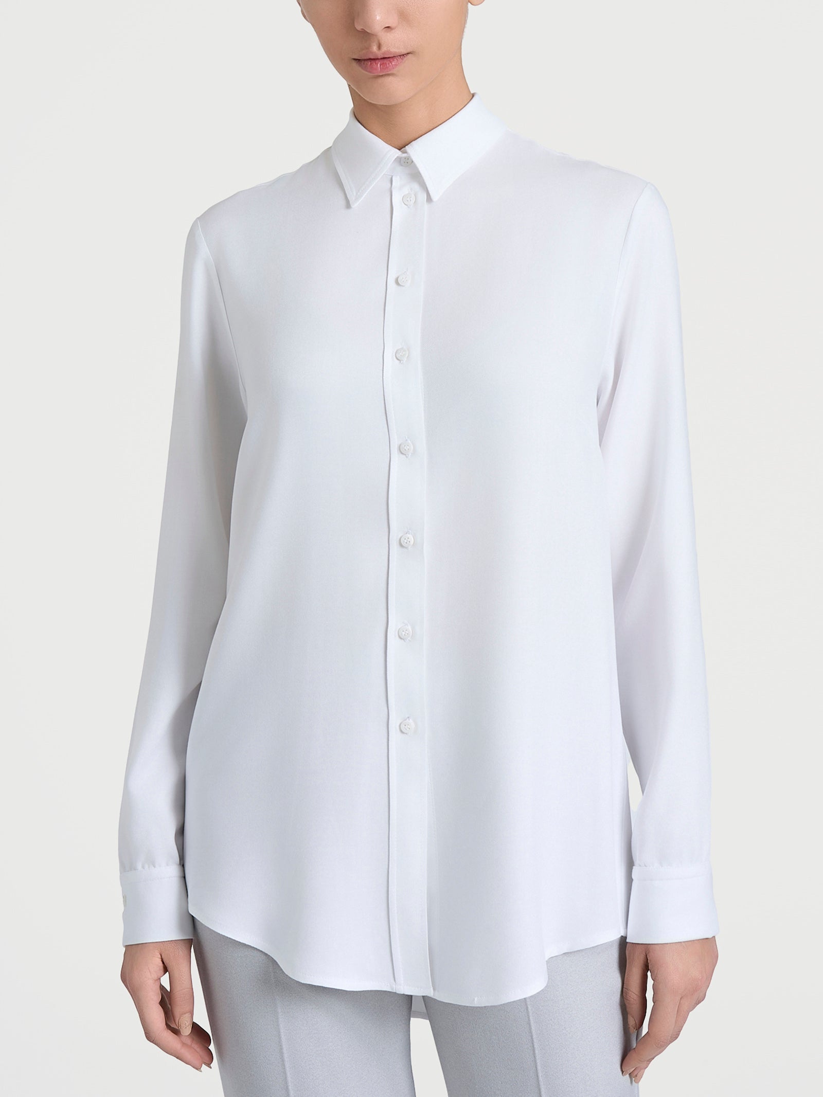 Camicia in Winter EcoSeta Bianchi Donna - Ragno