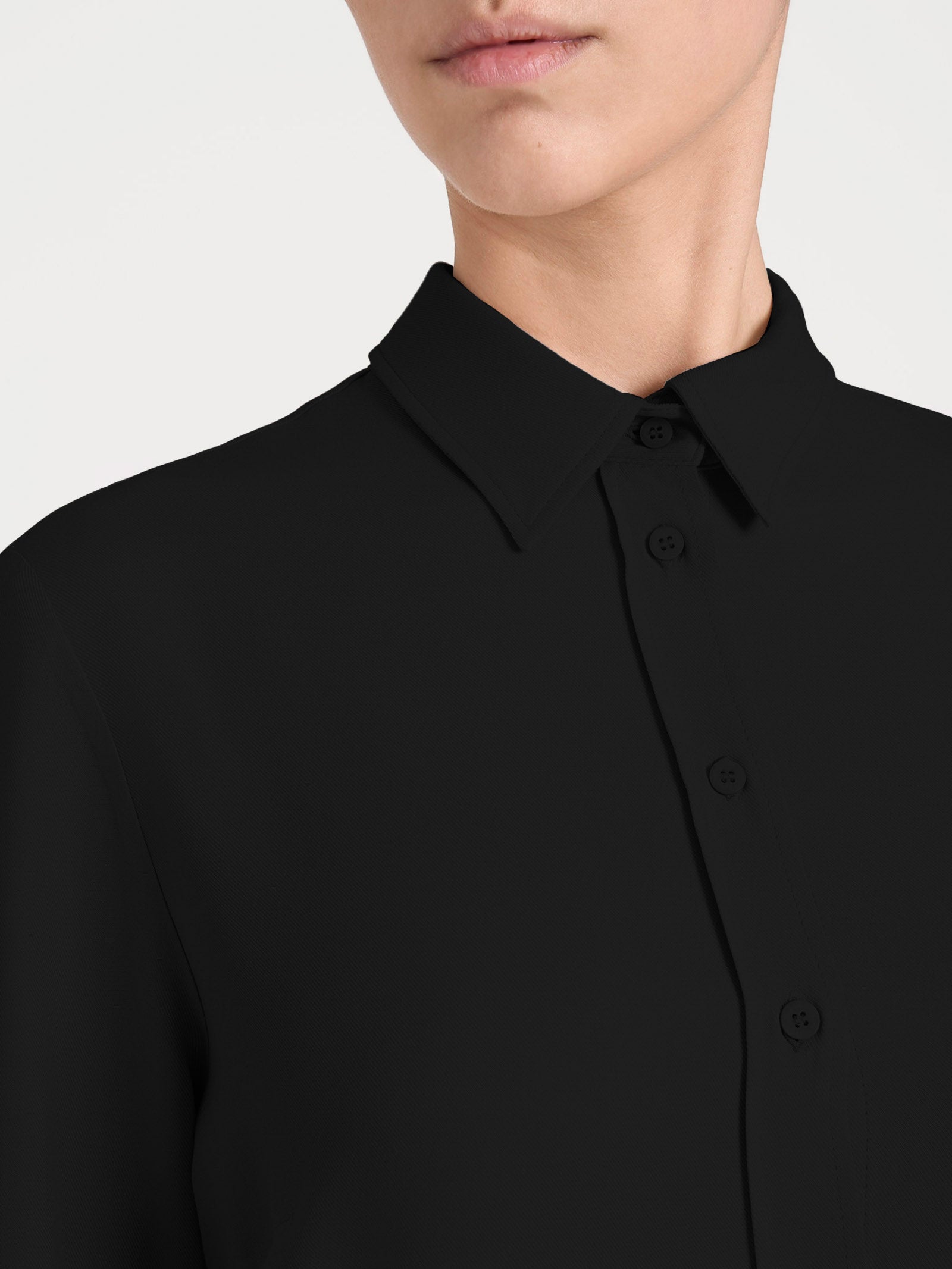 Camicia in Winter EcoSeta Neri Donna - Ragno