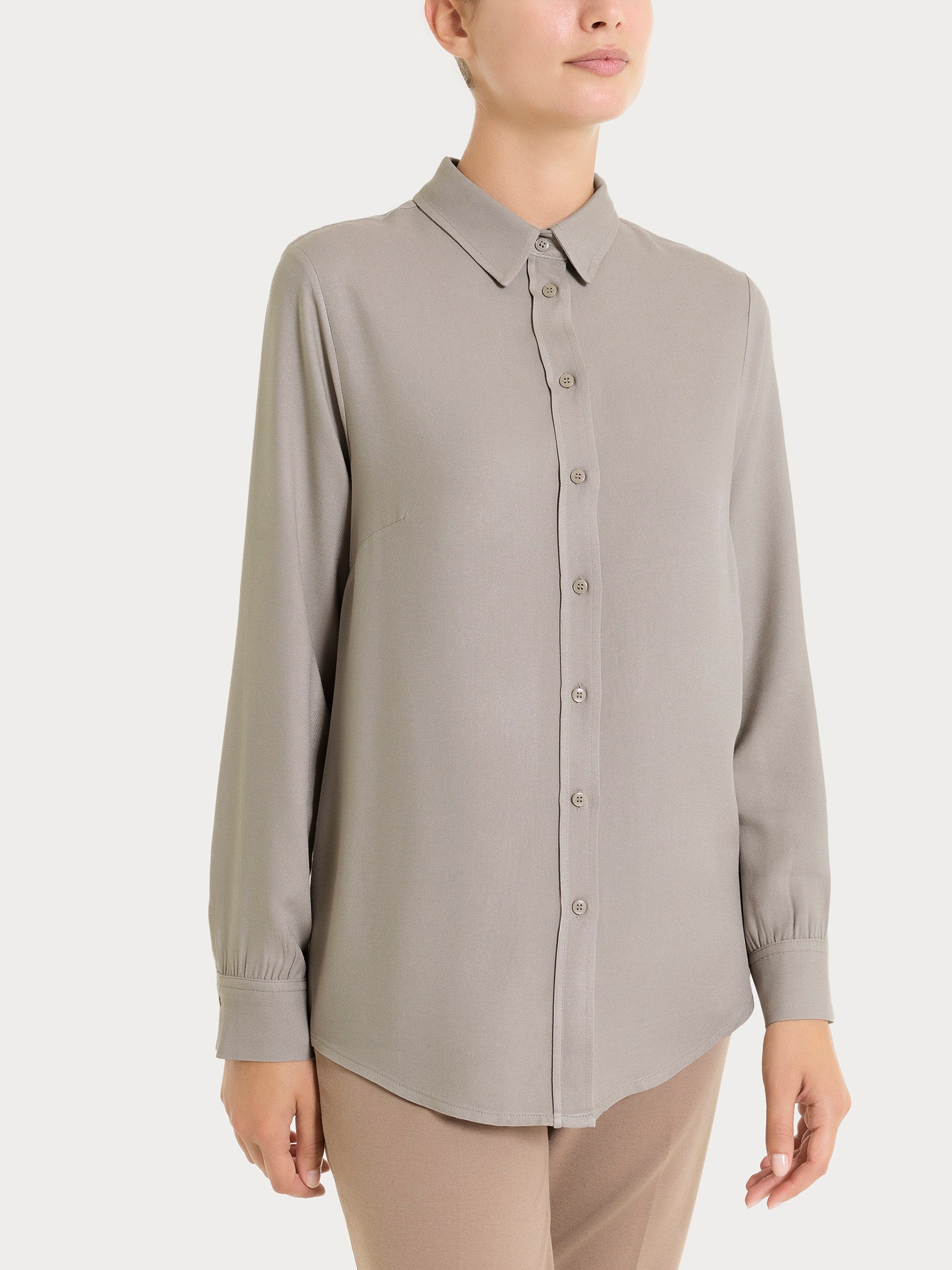Camicia in Winter EcoSeta Grigi Donna - Ragno