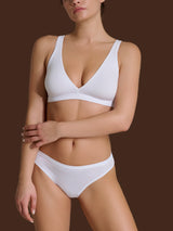 beYOUtiful YouUp - Reggiseno a vela in cotone elasticizzato Bianchi Donna - Ragno