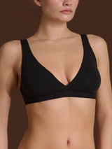 beYOUtiful YouUp - Reggiseno a vela in cotone elasticizzato Neri Donna - Ragno