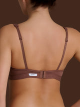 beYOUtiful YouUp - Reggiseno a vela in cotone elasticizzato Marroni Donna - Ragno