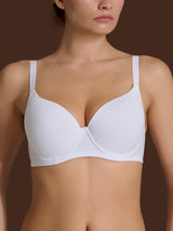 beYOUtiful YouUp - Reggiseno con ferretto in cotone elasticizzato  Bianchi Donna - Ragno