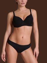 beYOUtiful YouUp - Reggiseno con ferretto in cotone elasticizzato  Neri Donna - Ragno