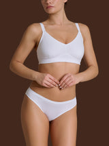 beYOUtiful YouUp - Reggiseno BC a pieno supporto in cotone elasticizzato Bianchi Donna - Ragno
