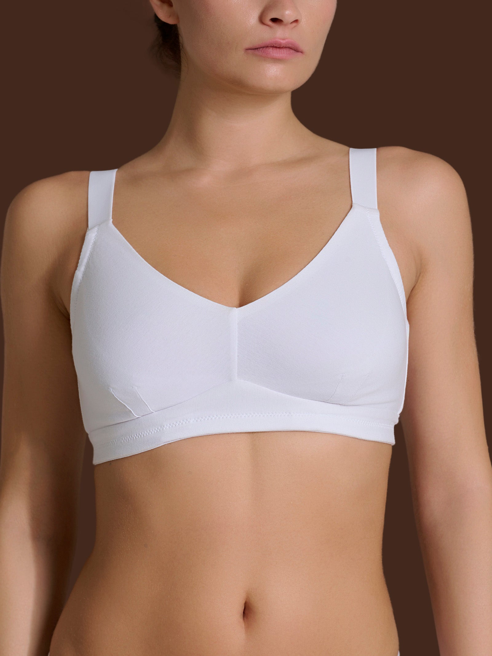 beYOUtiful YouUp - Reggiseno DE a pieno supporto in cotone elasticizzato  Bianchi Donna - Ragno