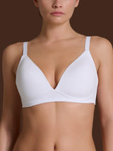 beYOUtiful YouUp - Reggiseno con imbottitura in cotone elasticizzato Bianchi Donna - Ragno