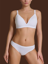 beYOUtiful YouUp - Reggiseno con imbottitura in cotone elasticizzato Bianchi Donna - Ragno