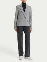 Blazer doppio petto in Compact Neri Donna - Ragno
