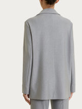 Blazer over con un bottone in Compact Neri Donna - Ragno