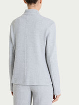 Blazer corto in Japanese Fleece Neri Donna - Ragno